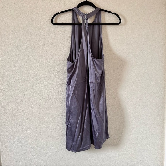 LEITH High Neck Racer Back Silky Dress Women  size Small - Picture 4 of 8